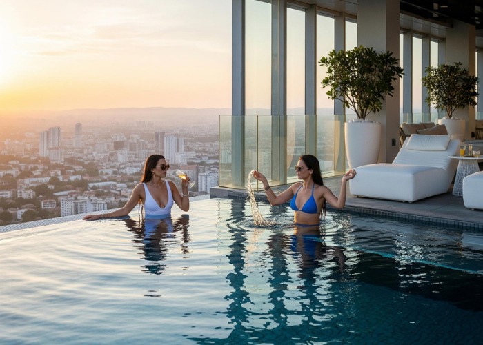 T3 Sky Realm — Rooftop Pool Jacuzzi Stargazing Yoga